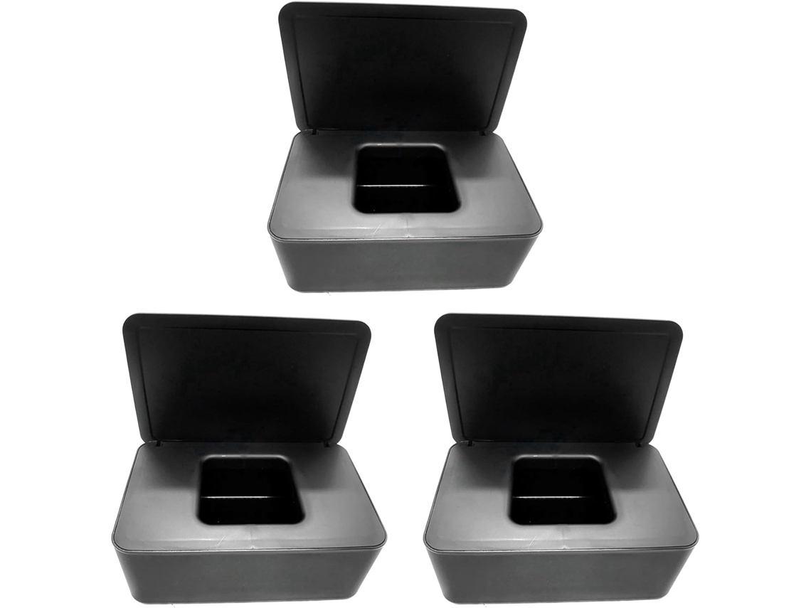 Cajas De Pañuelos Húmedos Con Tapa, Dosificador, Cajas De Almacenamiento Selladas Para Oficina.