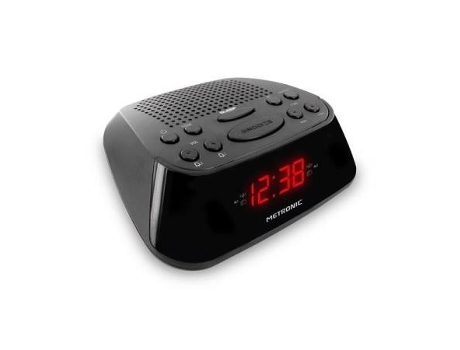 Radio Despertador METRONIC Fm Duplo Alarme 477003