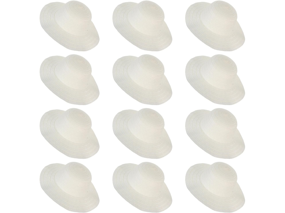 Juego De 12 Sombreros Lisos