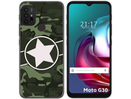 Carcasa Motorola Moto G10 / G30 TUMUNDOSMARTPHONE Camuflaje 01 Multicolor