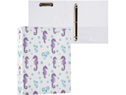 Besportble Carpeta De Caballito Mar Con Portapapeles Y Oficina Pvc. 27,9 X 21,6 Cm 31,5 27 6