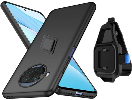 Funda Xiaomi Mi 10T Lite Turtleshell con Soporte de Cintura Negro