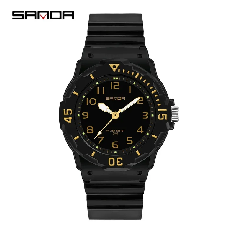 Reloj MDUG para mujer, resistente al agua hasta 50 metros, correa de TPU, colores surtidos.