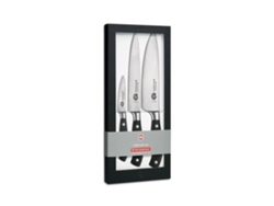 Juego de 3 cuchillos de cocina Victorinox forjados, acero de alta calidad