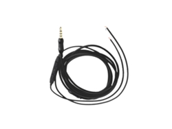 Para Auriculares Semicableado Negro Con Control De Volumen, Compatible Y Flexible, Sin Interferencias Para Un Audio De