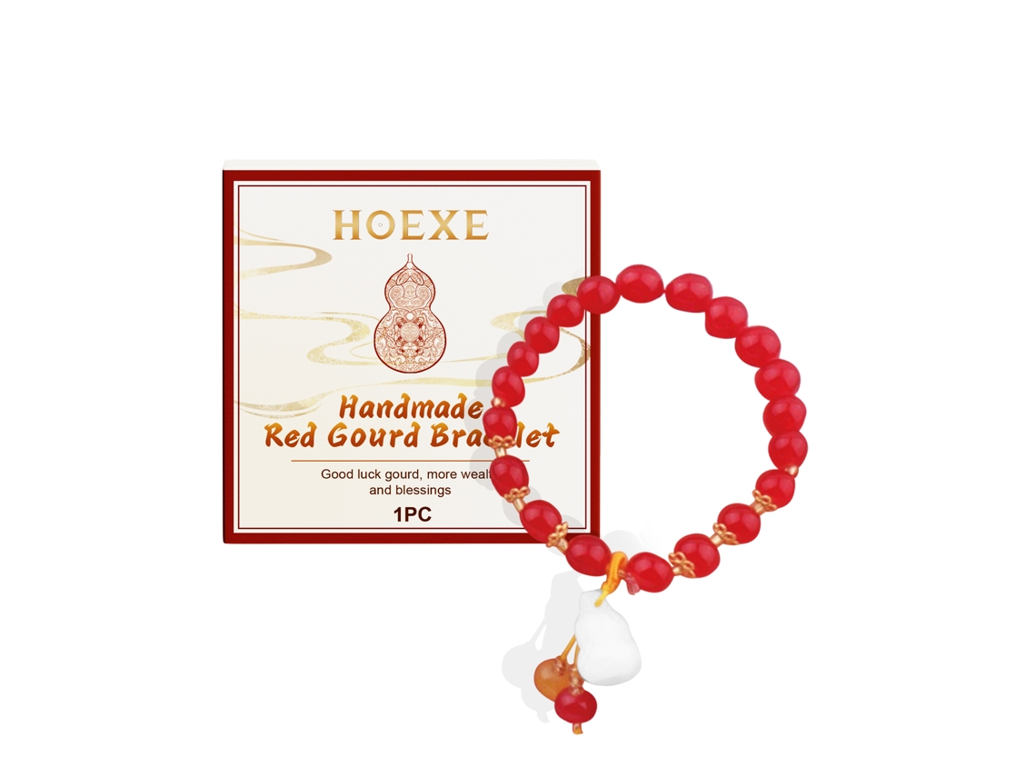 Pulsera de calabaza roja hecha a mano - Original Worten