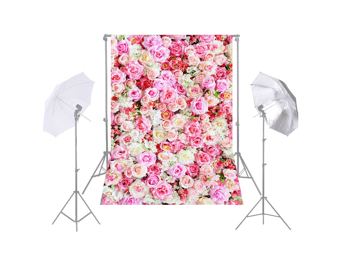 2026-fondo De Fotografía Para Bodas Y Fiesta Con Flores, Telón De Fondo Estudio Profesional