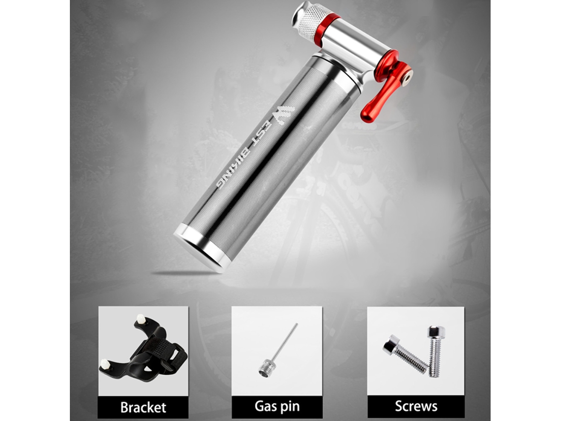 Minibomba De Aire Para Bicicletas, Inflador De Co2 Con Manguera Aislada, Accesorio Para Ciclismo De Montaña.