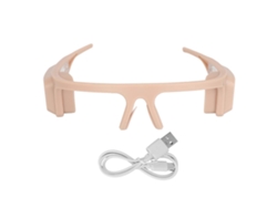 Gafas de terapia LED roja para ojos jóvenes y reducción de arrugas.