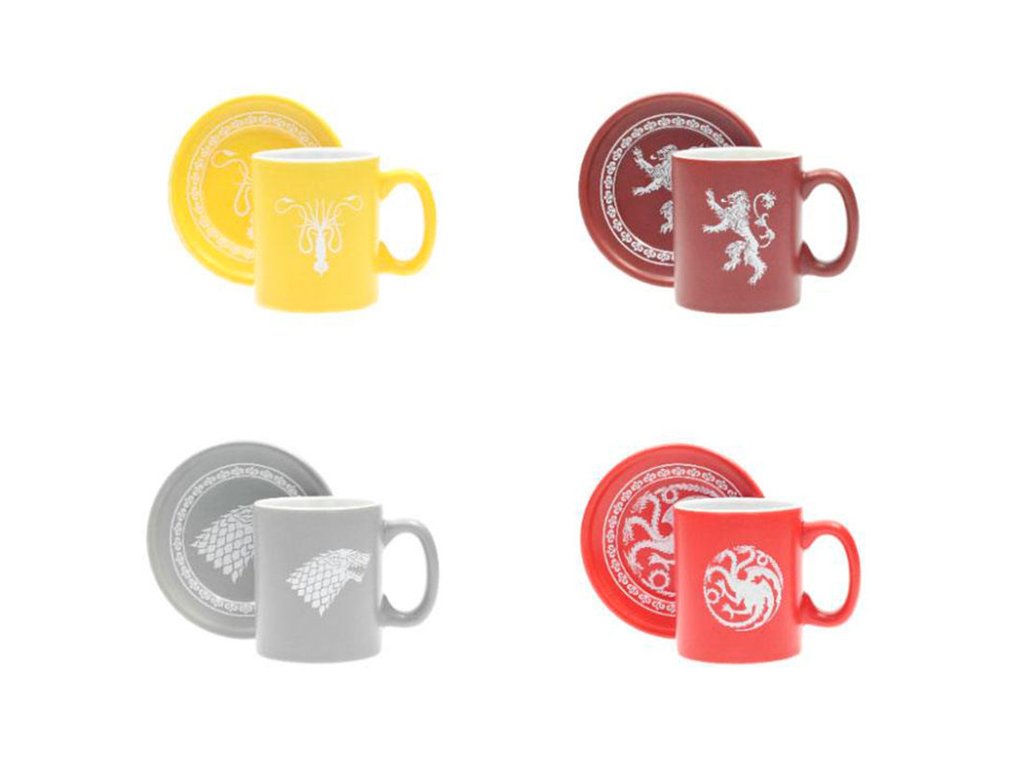 Taza SD TOYS espresso emblemas Juego de Tronos