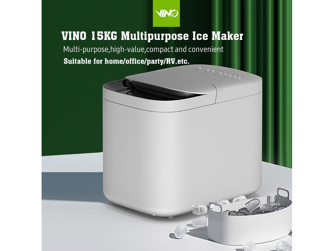 Máquina Para Hacer Hielo Vino De 15 Kg Máquina Para Hacer Hielo Multiusos Adecuada Para El Hogar, La Oficina Y Fiestas Esterilización Uv Bajo Nivel D