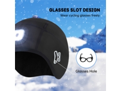 Gorro De Lana Con Luz Led Recargable Y Ajustable Para Ciclismo Y Camping En Invierno (para Hombres Y Mujeres).