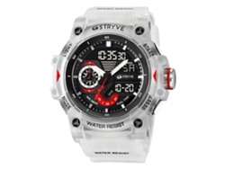 Reloj Deportivo Impermeable (blanco), Doble Pantalla Con Retroiluminación Luminosa, Reloj Electrónico Multifuncional Para Estudiantes.