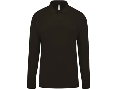 Polo de Manga Larga Kariban Piqué (Tam: L)
