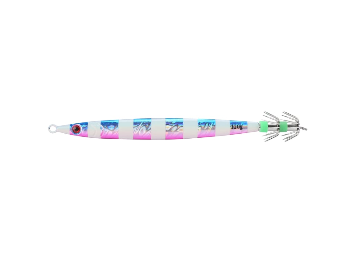 2026rebe-señuelo Artificial De Metal Luminoso Para Calamar Con Anzuelo, Jig Simulador De Pez Nadador, Bait Pesca