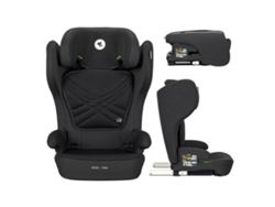 Silla de coche plegable Lorelli Rigel negra, talla I, con sistema Isofix (100 x 150 cm)