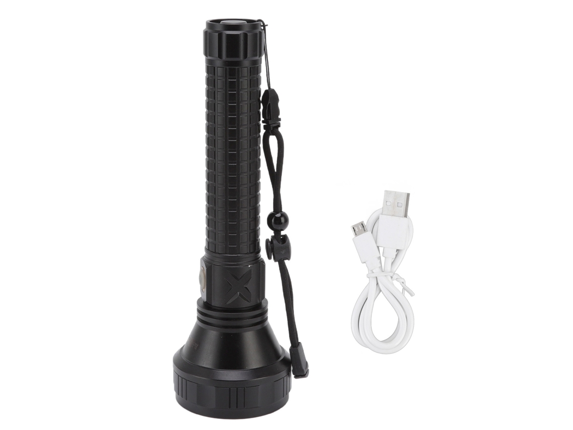 Yncm2026-linterna Potente Sst40 Con 3 Modos De Luz Linterna De Largo Alcance Impermeable Para Aventuras Al Aire Libre Campamento Senderismo Emergencia