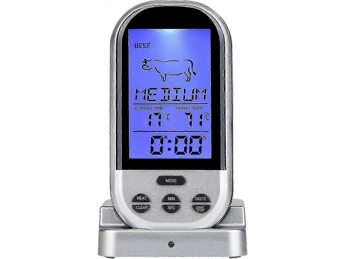 Termómetro inalámbrico para carne, frecuencia remota, tarifa digital para alimentos de cocina, barbacoa Asco GOKOCO
