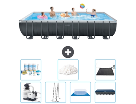 Piscina Tubular INTEX 26364GN-CB44 (31805 L - 366x132cm)