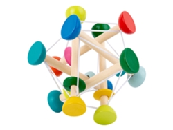 Juguetes De Pelota Elástica De Madera Para Bebés Pelota Rebotante Para Agarrar Juguetes De Percepción Temprana Para Niños