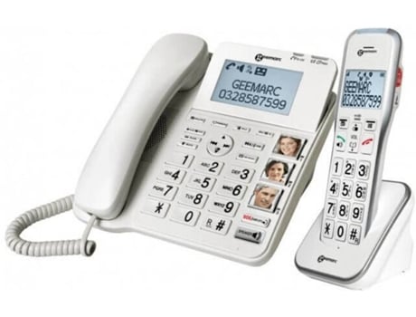 Teléfono Fijo GEEMARC Combi 595 Blanco
