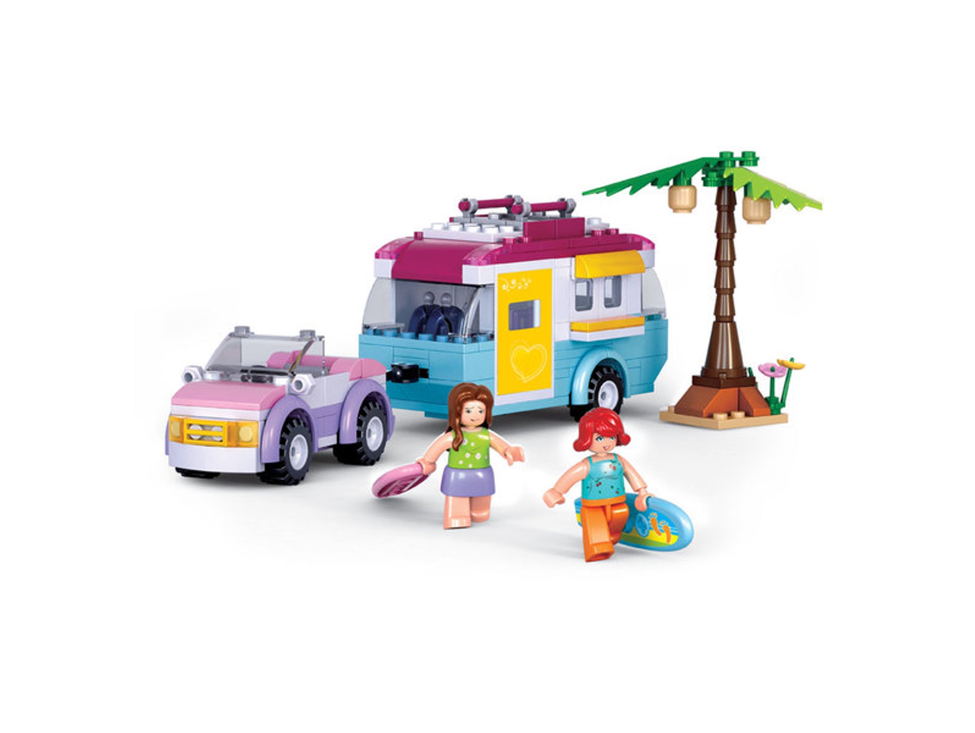 Construcción SLUBAN Girls Dream - Vacaciones en la Playa (Edad Mínima: 6 - 281 Piezas)