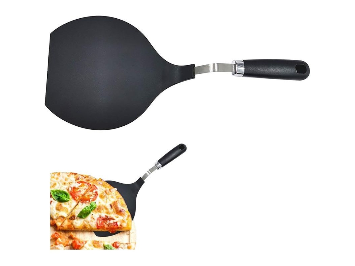 2026da-kit Completo De Pizza - Paleta De Acero Inoxidable Y Piedra Para Horno - 16cm