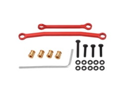 Kit De Varilla De Dirección De Aleación De Aluminio 1/24 Para Crawler Fms Fcx24 Rc Con Fácil Instalación, Rojo