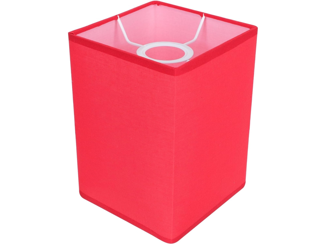 Cubierta Decorativa Cuadrada Para Lámpara De Mesita De Noche E27 En Tela Natural, Con Clip Para Colgar, Para El Hogar.