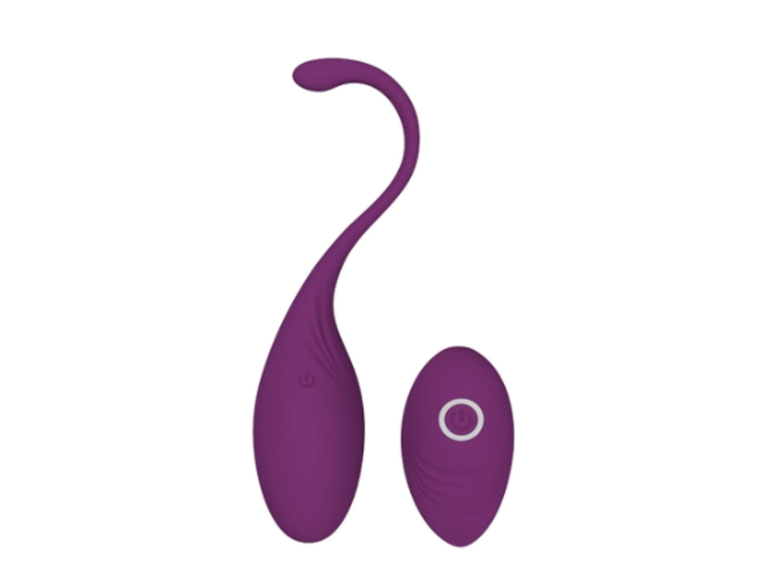 Vibrador con control remoto para estimulación del punto G vaginal, impermeable, juguete sexual para mujeres (morado)