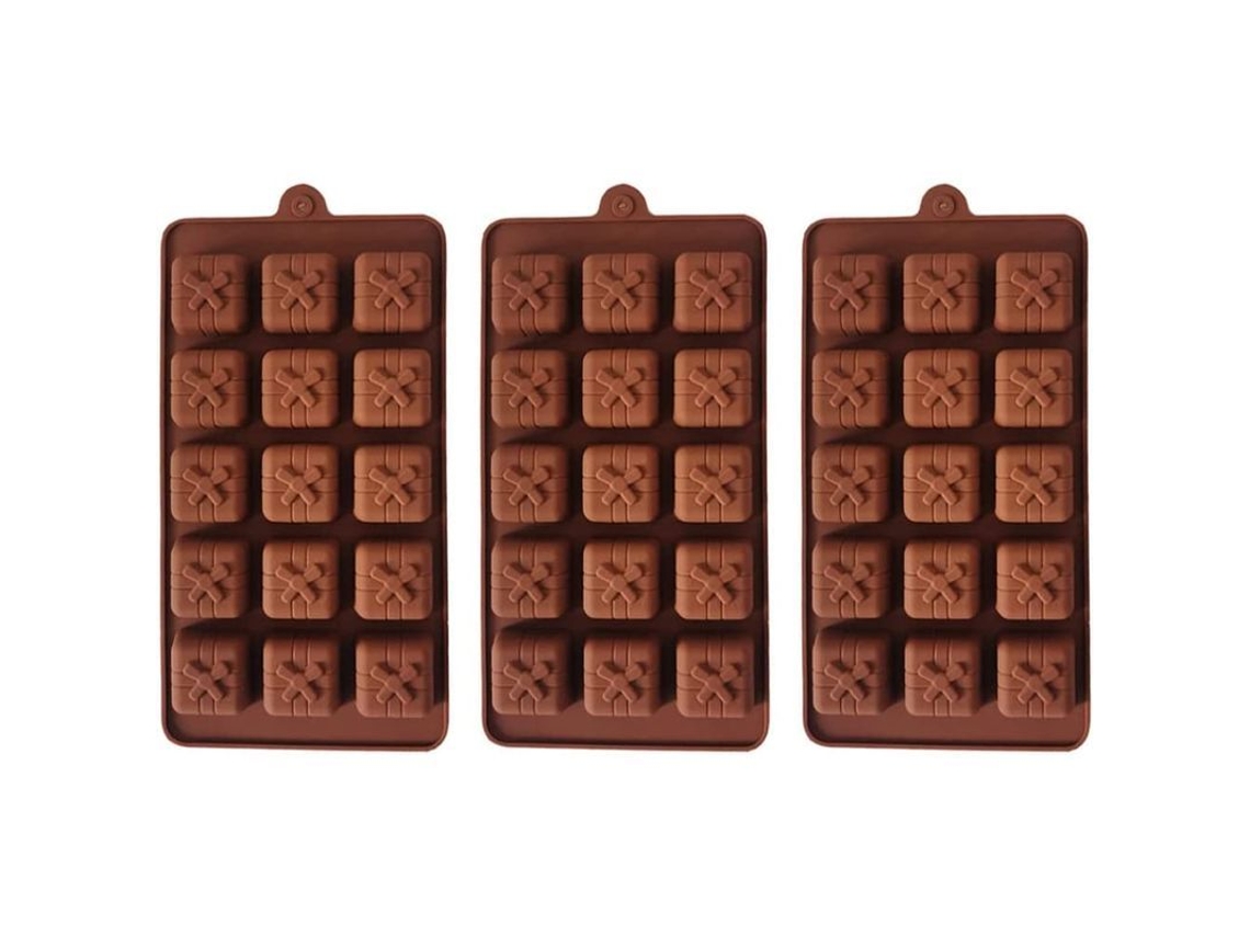Moldes De Silicona Para Chocolate Con Forma De Arco, Cubitos De Hielo Y Gelatina, 3 Unidades.