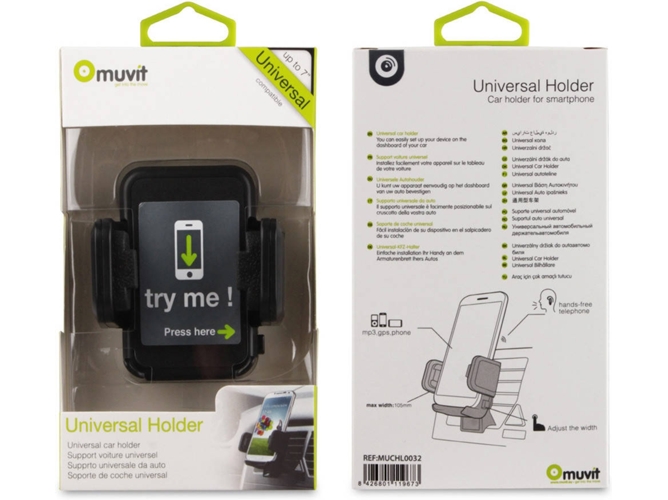 Soporte Tablet MUVIT Car (Universal - 7'')