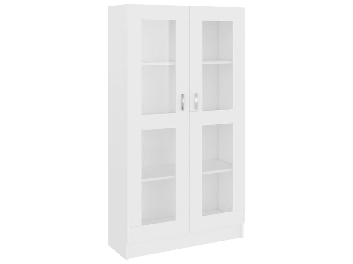 Armario de libros VIDAXL Blanco Madera contrachapada (82.5x30.5x150 cm)
