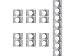 Kit De 10 Puertas De Acero Inoxidable 2 10 Placas De Cierre