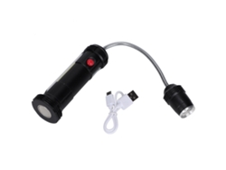 2026-luz De Trabajo Led Cob Con Usb Y Imán Fuerte Linterna Emergencia Camping Interior Exterior E39