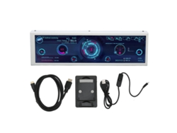Monitor De Temperatura De Computadora Ips De 8.8 Pulgadas Para Visualización De Datos De Cpu, Gpu Y Ram Con Alimentación Usb