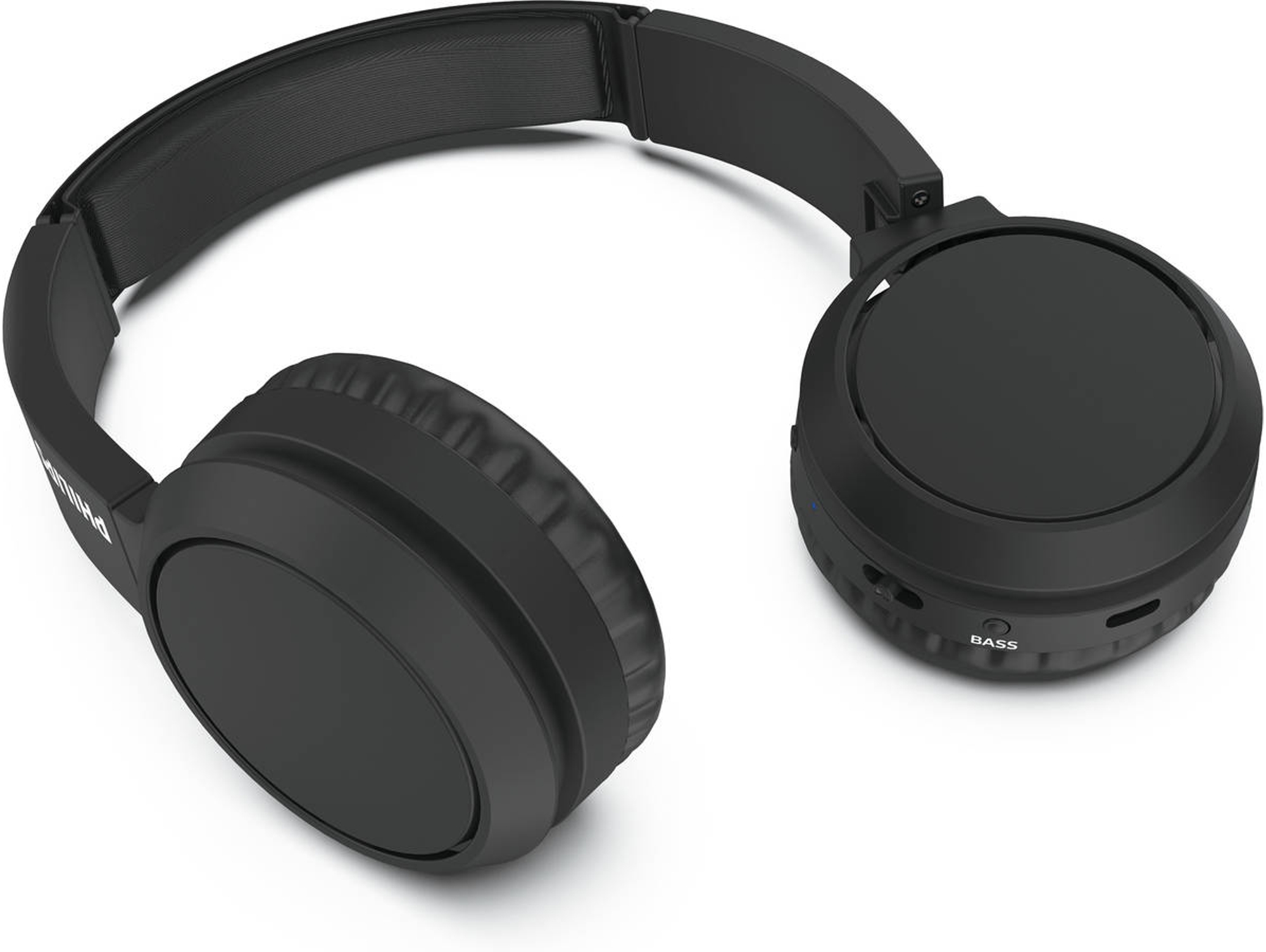 Auriculares Bluetooth PHILIPS Tah4205Bk (On Ear - Micrófono - Negro)