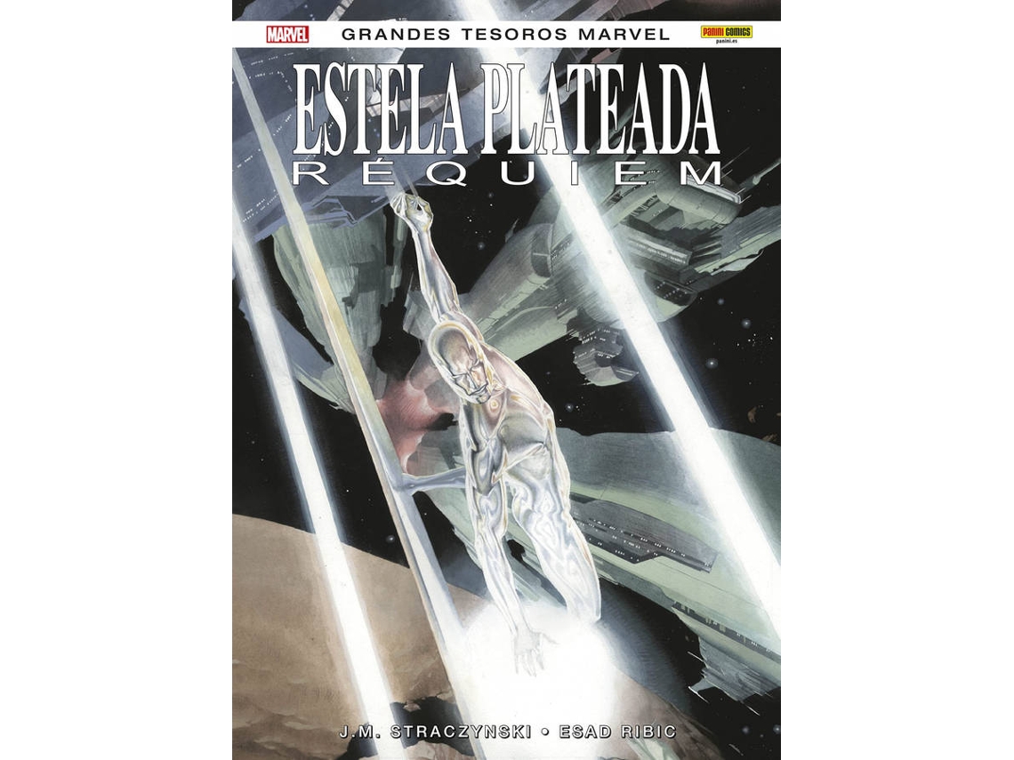 Libro Grandes Tesoros Marvel Estela Plateada. Réquiem de Jason Aaron (Español - Tapa Dura)
