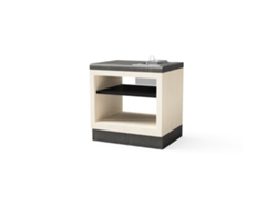 Modulo con Placa a Gas TUOZI Kitaway (Blanco, Gris - 84x63x85cm)