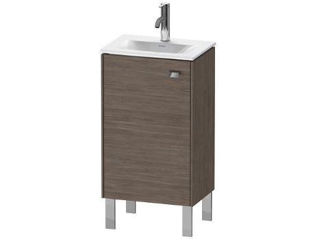 Mueble DURAVIT Brioso bajo lavabo vertical 44,0 x 31,0 cm 1 puerta abatible a la izquierda 1 estante de cristal para lavabo Viu 073345
