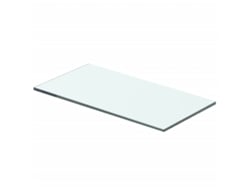 Estante de cristal transparente de 40 x 15 cm para decoración del hogar