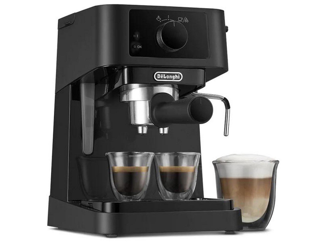 Máquina de Café Manual DELONGHI Stilosa EC230.BK (Cafetera de Filtro - 1 L)
