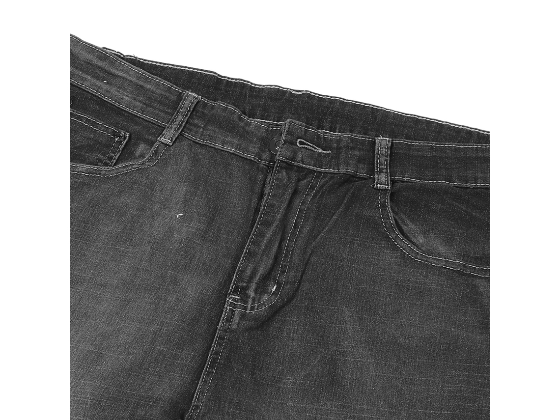 Pantalones Deportivos De Hombre De Talle Alto, Pierna Ancha Y Secado Rápido En Gris Ahumado, Talla 33.
