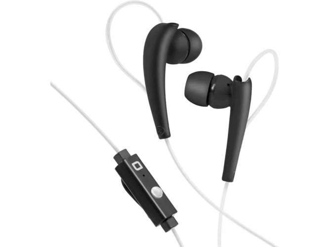 Auriculares con Cable SBS Estereo Sport (In Ear - Micrófono - Negro)