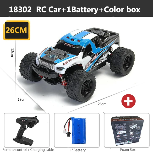 Deportivo de control remoto MDUG con tracción a las cuatro ruedas a escala 1:18 y velocidades superiores a 45 km/h (1:18)