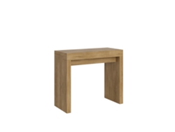 Consolas Roxell Small Extensible hasta 196 cm ITAMOBY (90 x 40 x 77 cm - Paneles de Melamina - Roble Natural)