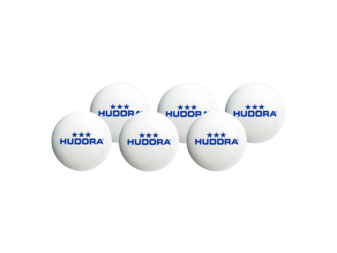 Juego De 6 Pelotas De Tenis De Mesa Hudora