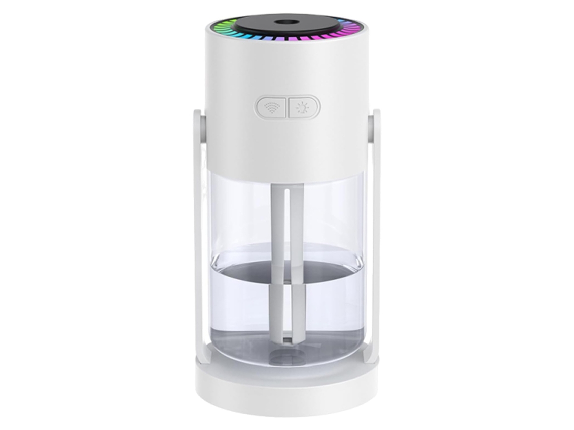 Humidificador Ultrasónico De Vapor Frío De 550 Ml Con Luz Nocturna - Humidificador Inteligente Silencioso Con Apagado Automático (blanco)