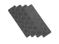 4 Peldaños Antideslizantes Con Relieve Para Escaleras, Juego De Alfombrillas Autoadhesivas De Pvc
