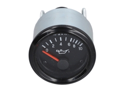 Manómetro Electromecánico De Presión De Aceite Con Led, 52 Mm, 0-10 Kpa X 100, 24 V Para Automóviles.